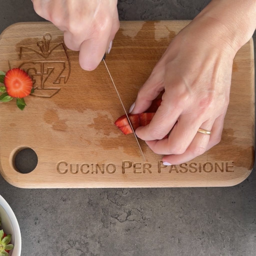 Gâteau aux millefeuilles et fraises