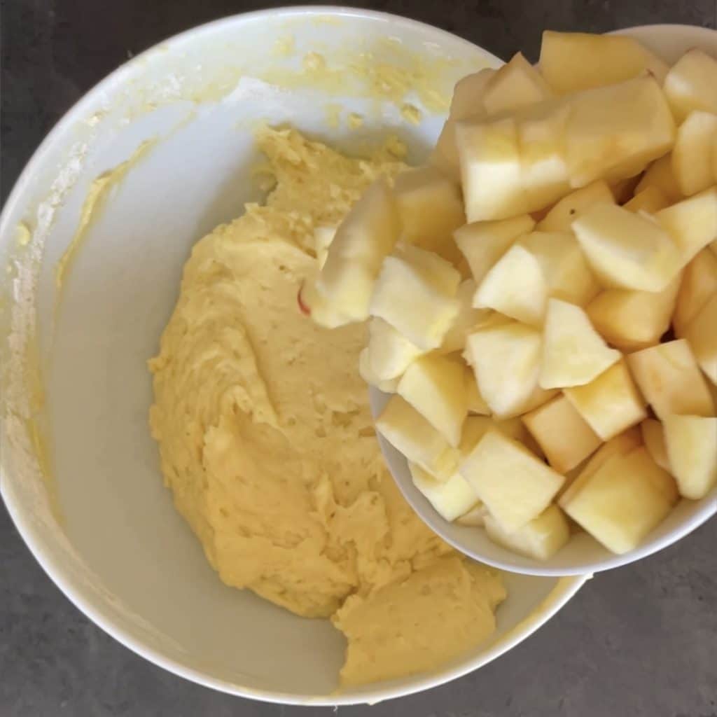 Gâteau aux pommes et mascarpone