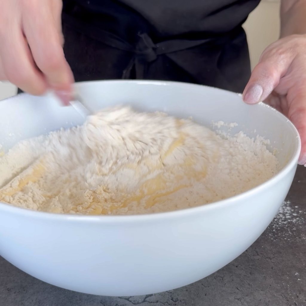 Gâteau aux pommes et noix