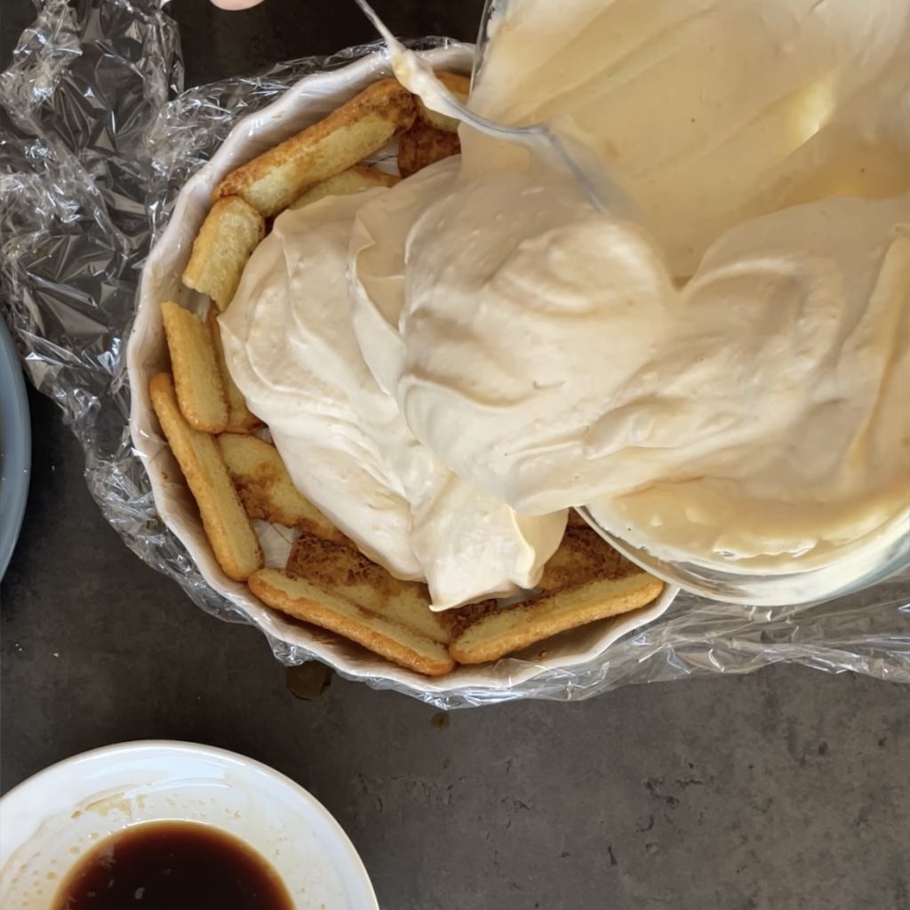 Gâteau froid au café