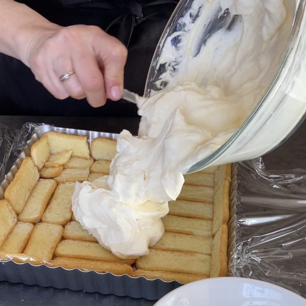Gâteau glacé aux pavesini et nutella