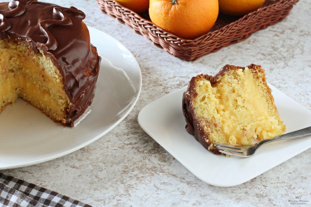 Gâteau moelleux à l'orange et au chocolat