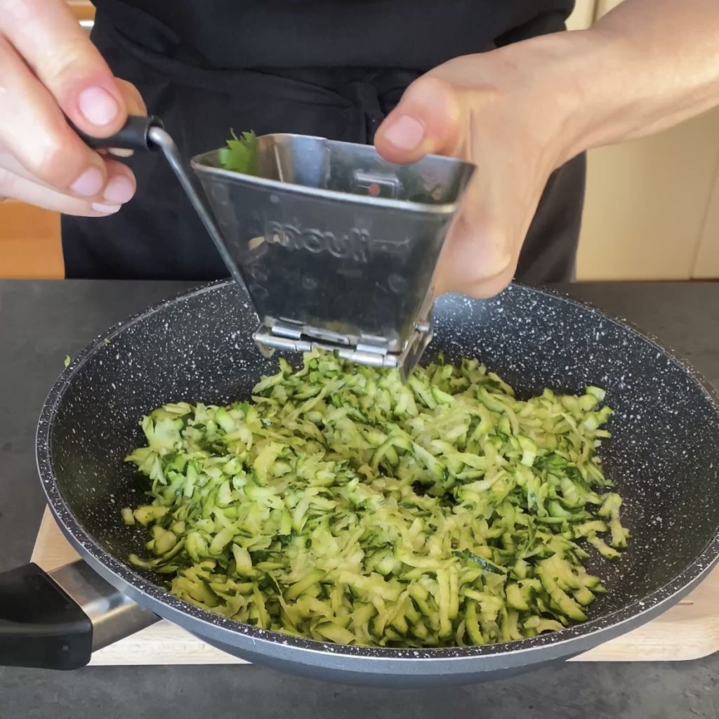 Gnocchi courgettes et jambon