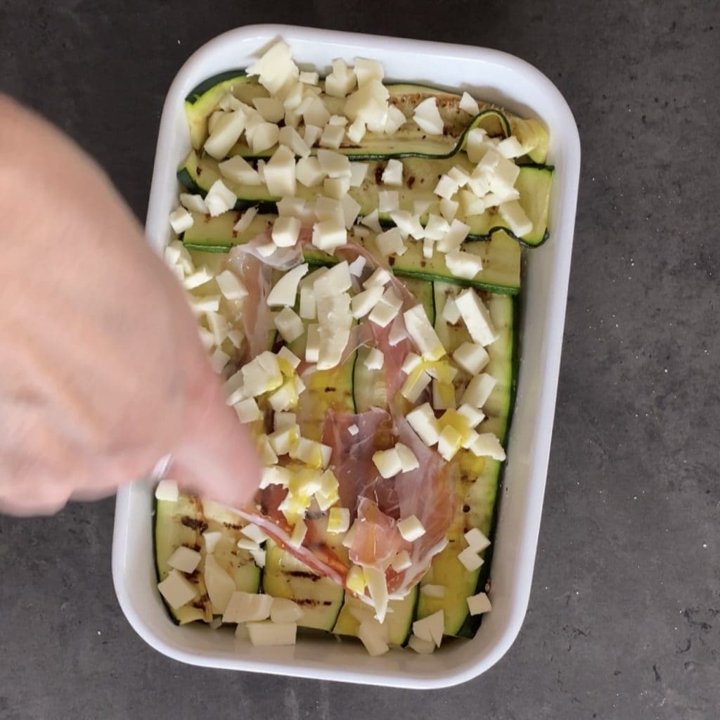 Gratin de courgettes et pommes de terre au four