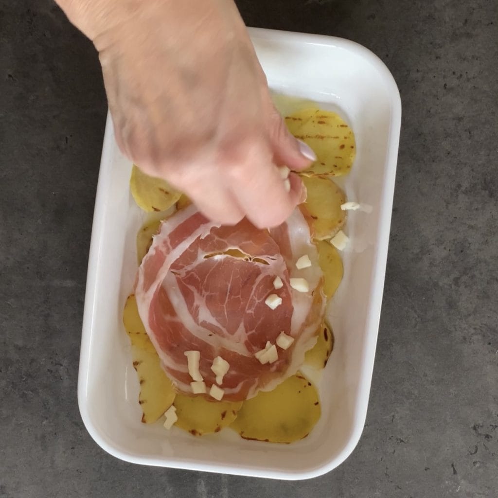 Gratin de courgettes et pommes de terre au four