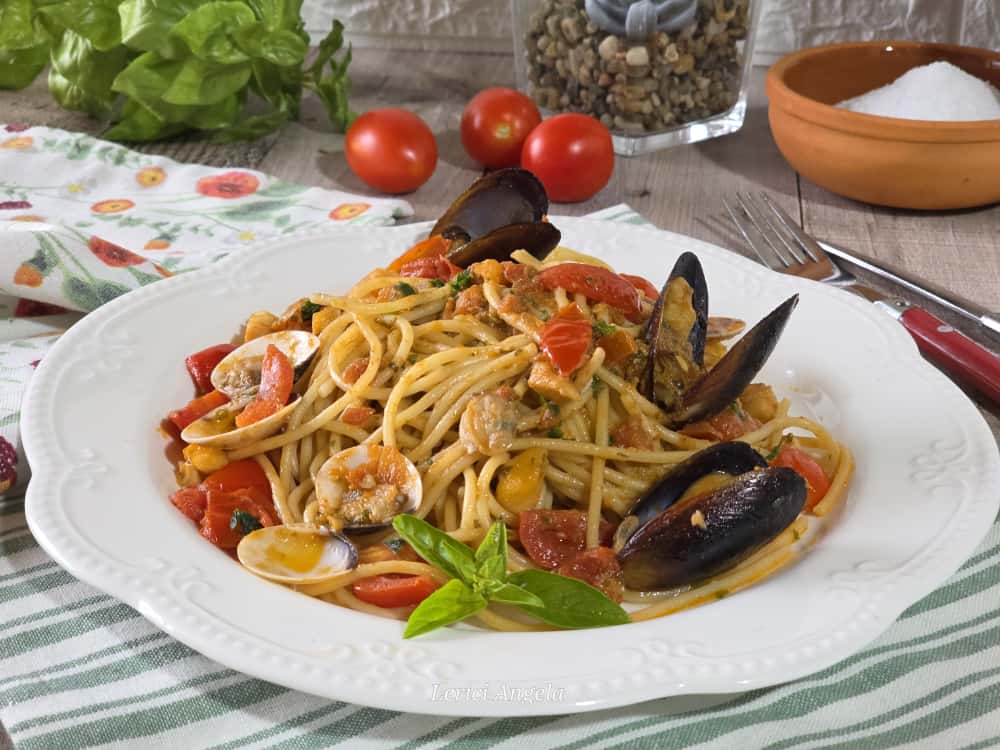 Spaghetti aux fruits de mer