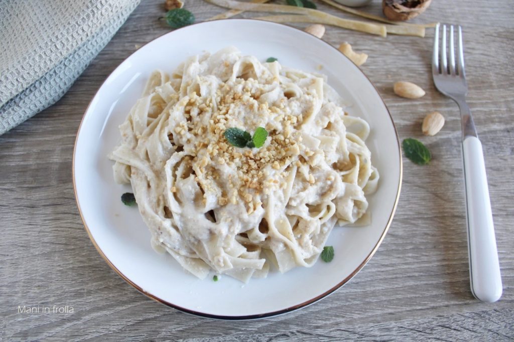 Tagliatelles à la crème de Noix et Noix de Cajou