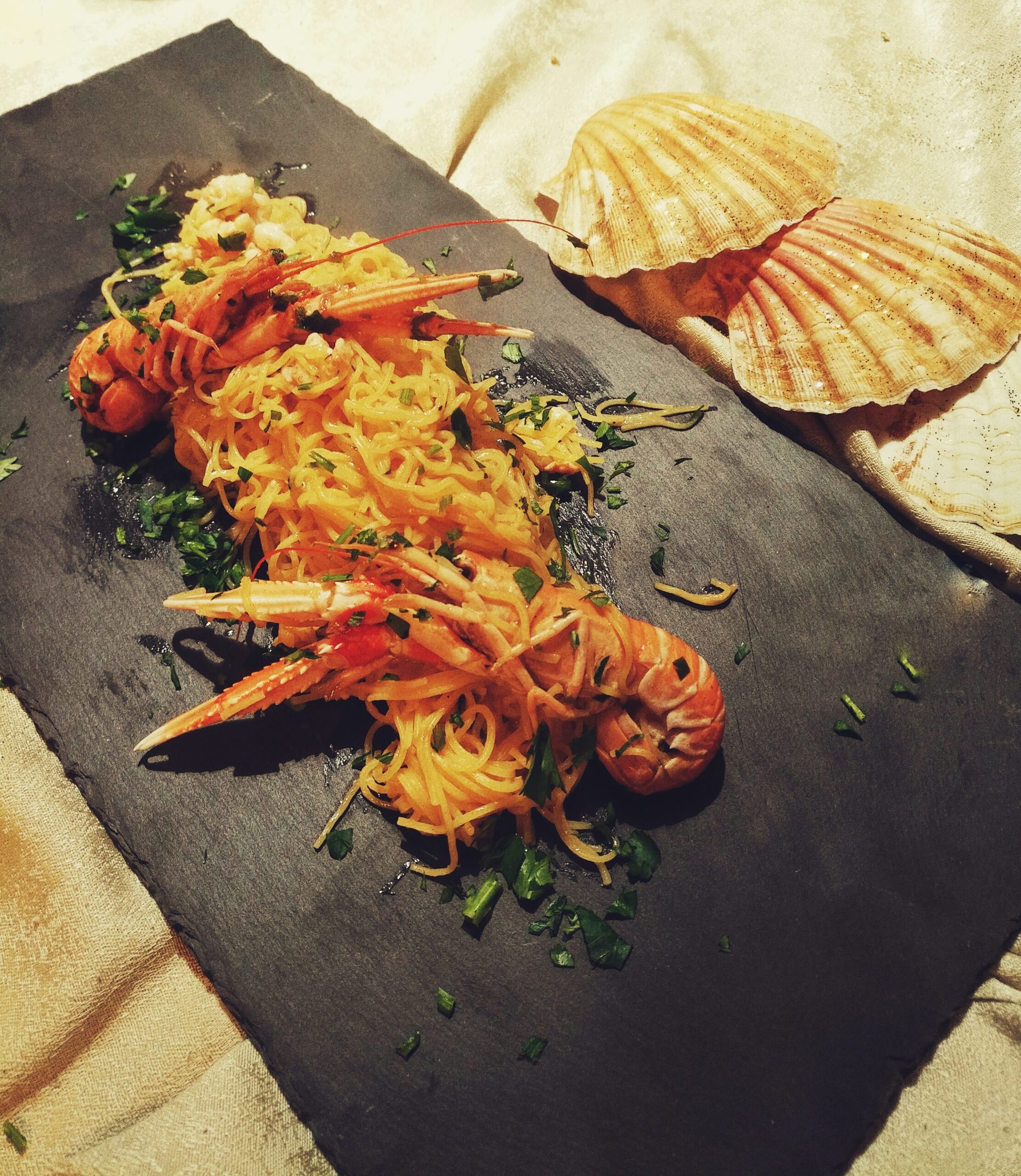 Tagliolini aux langoustines