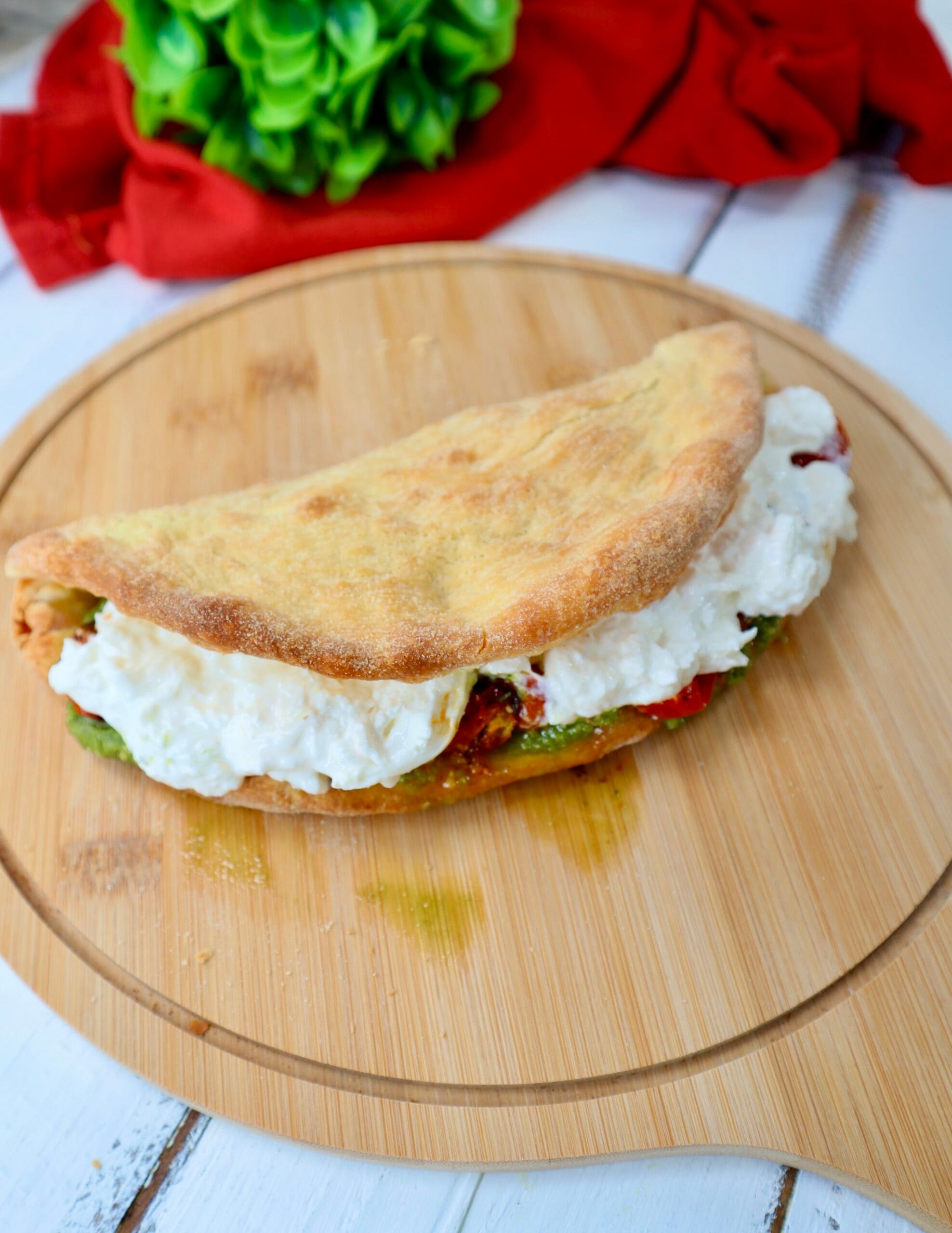 Pizza baciata dans la friteuse à air