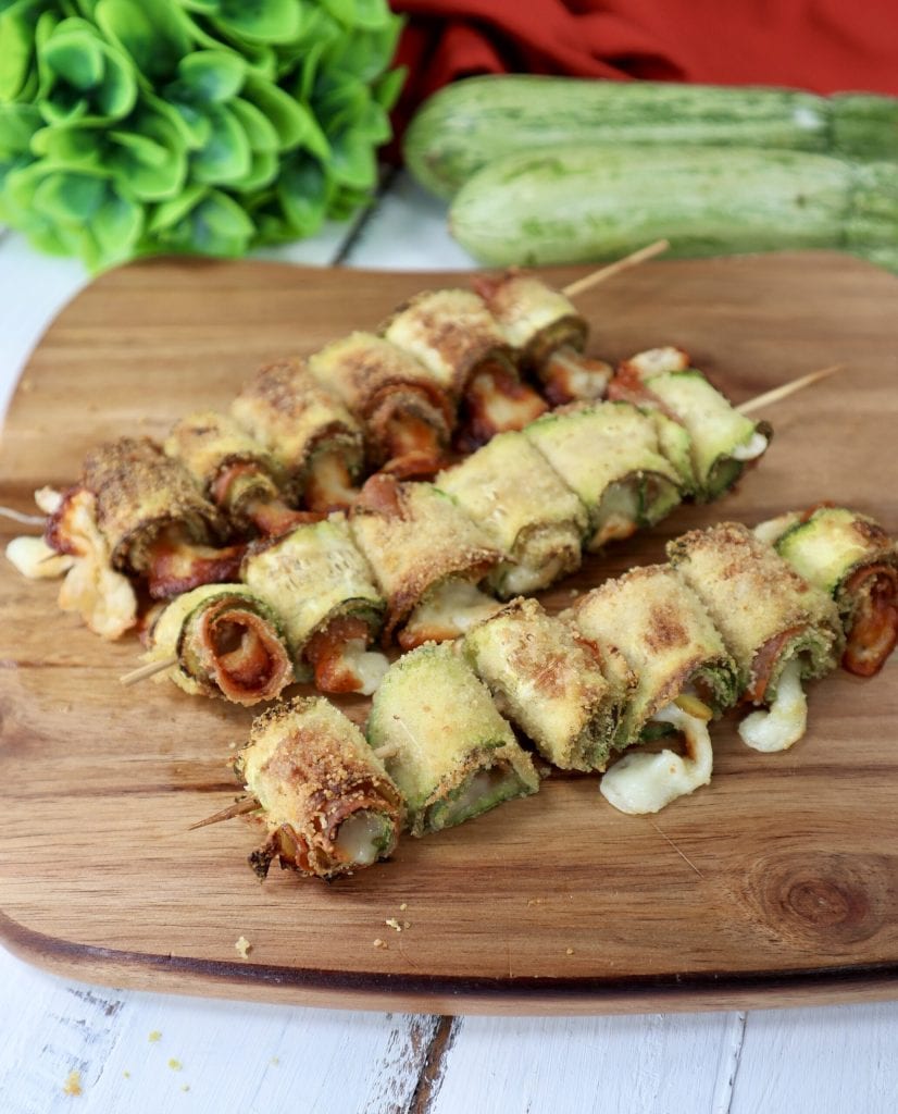 Brochettes de courgettes à la friteuse à air