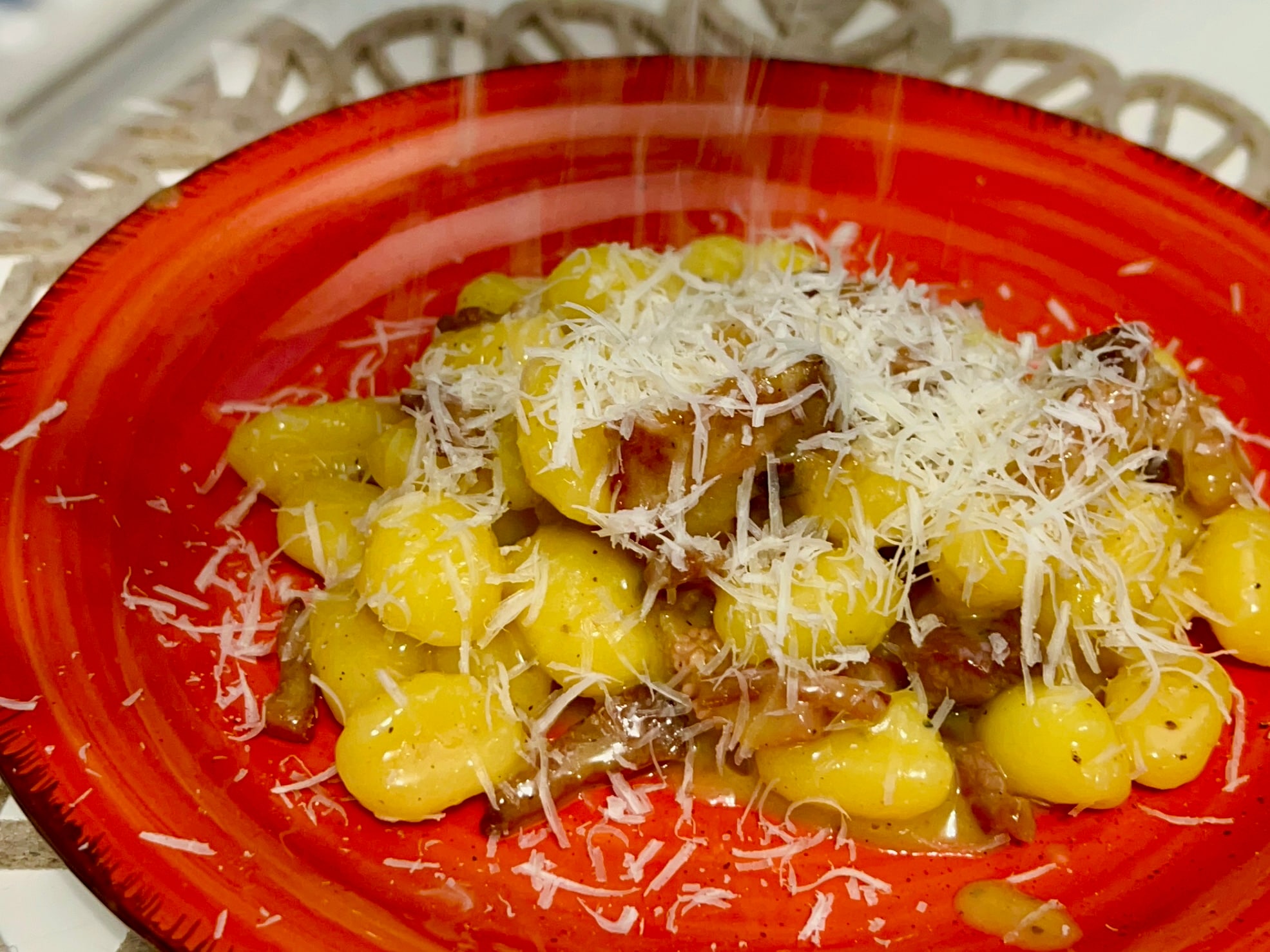 Gnocchetti à la carbonara