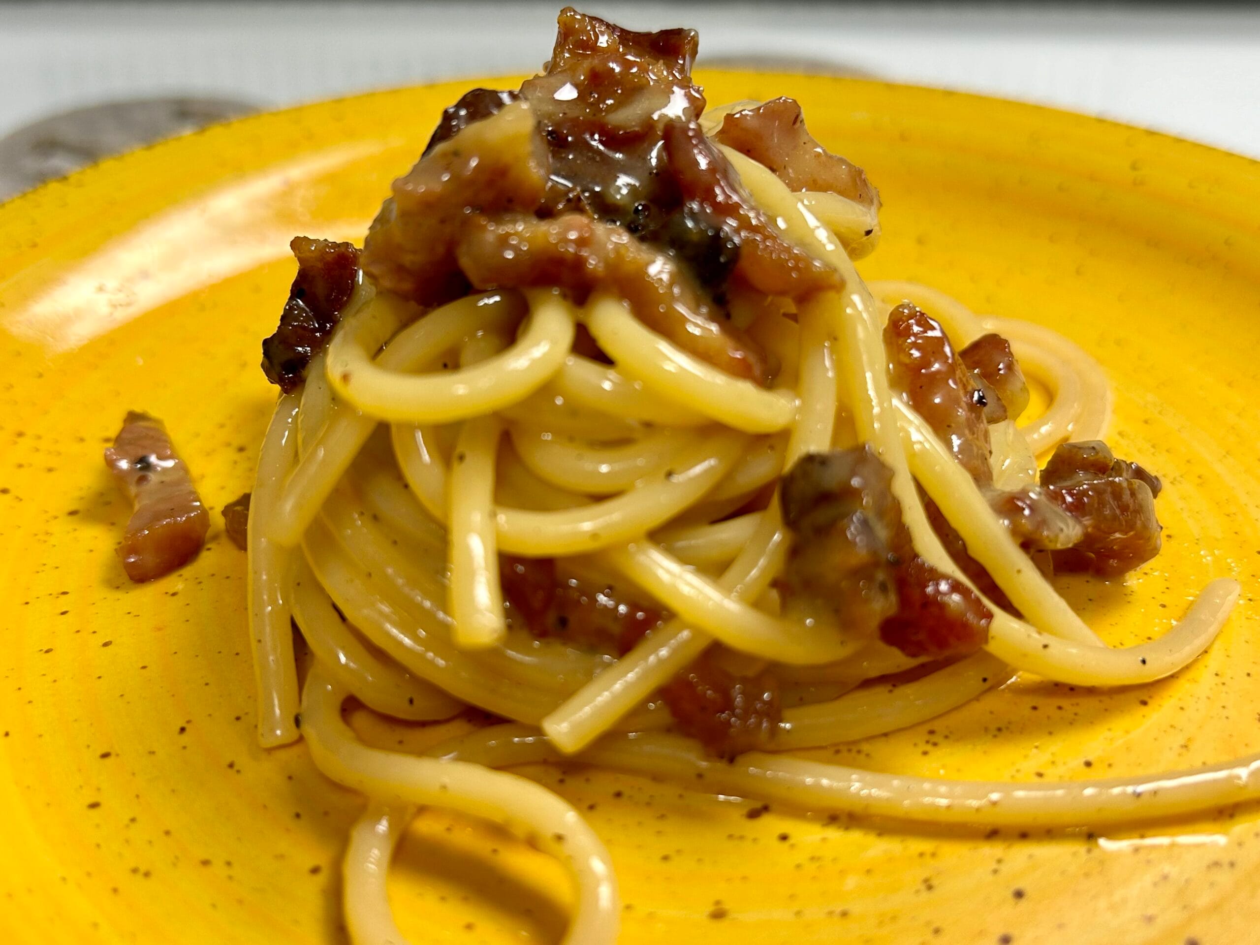 Spaghetti à la carbonara