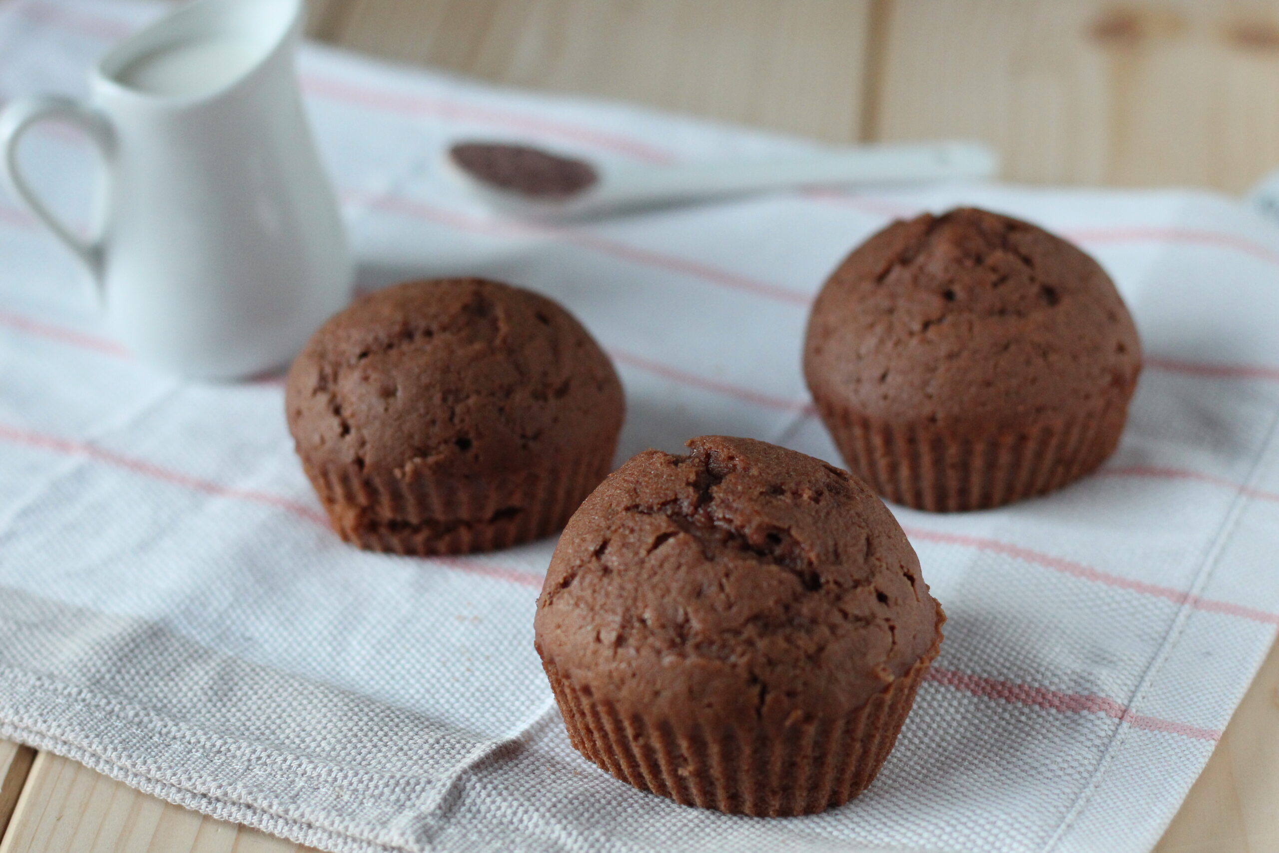 Muffin moelleux cacao et café
