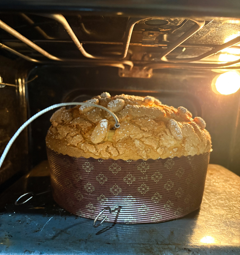 Panettone avec thermomètre à sonde
