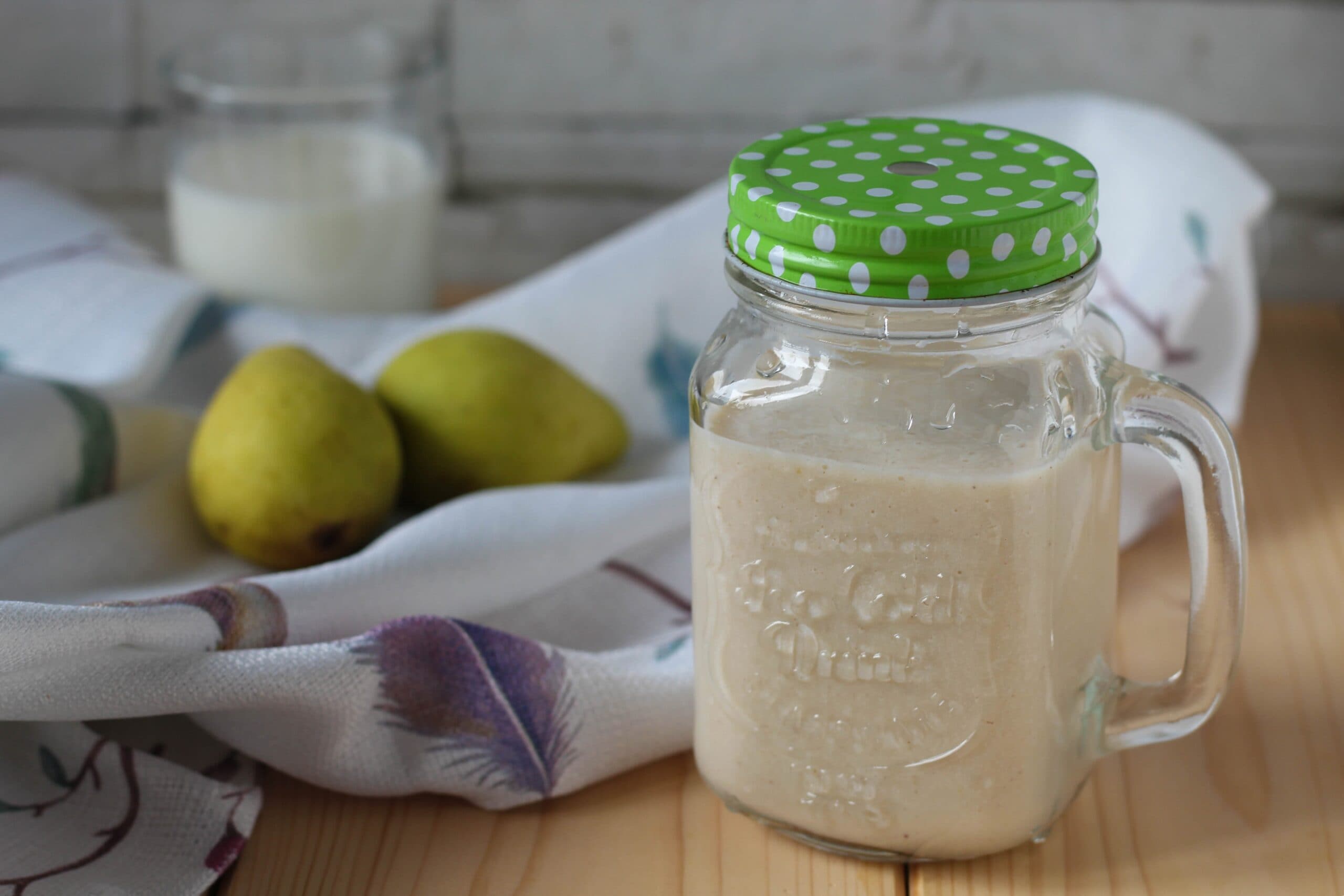 Smoothie banane poire et cannelle