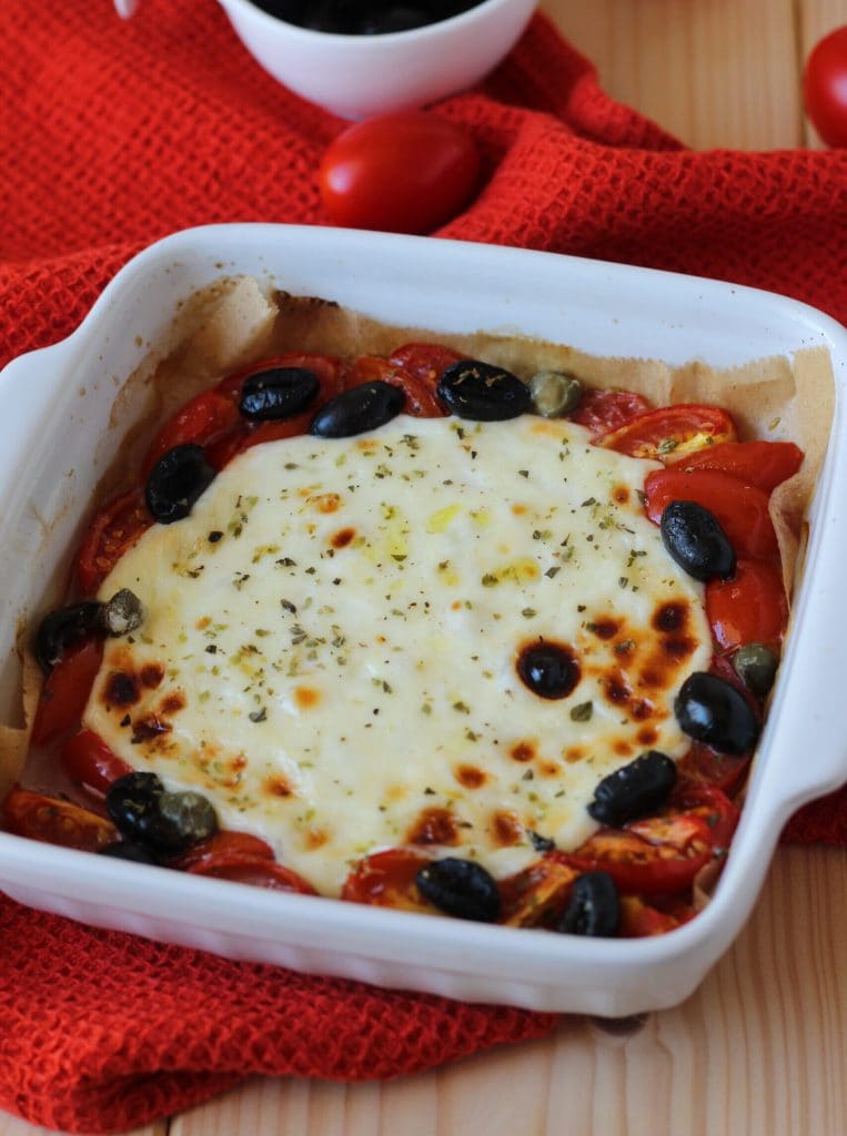 fromage frais méditerranéen au four
