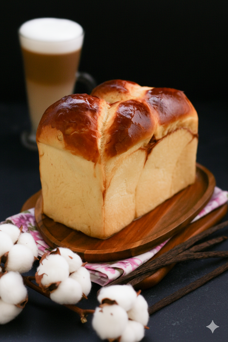 PAIN DE MIE À LA VANILLE FAIT MAISON, MOELLEUX ET PARFUMÉ