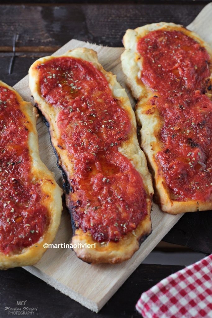 Langues de pizza sans levure
