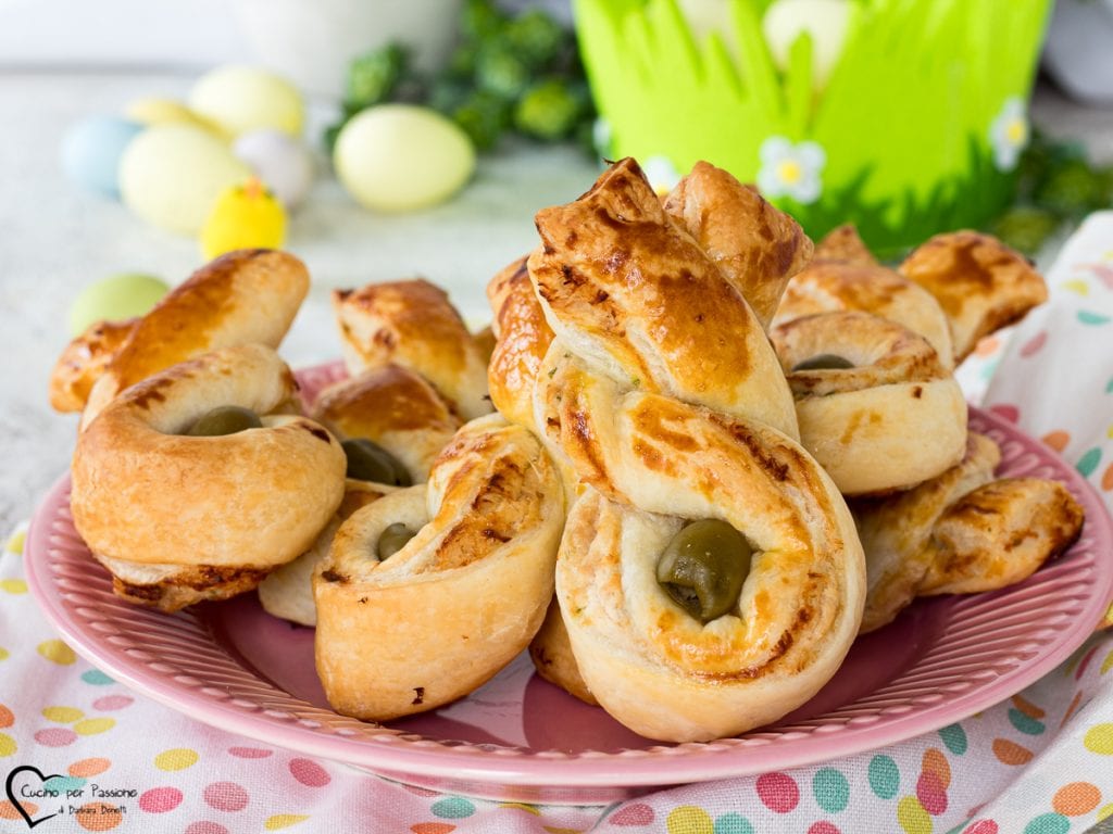 Lapins feuilletés salés