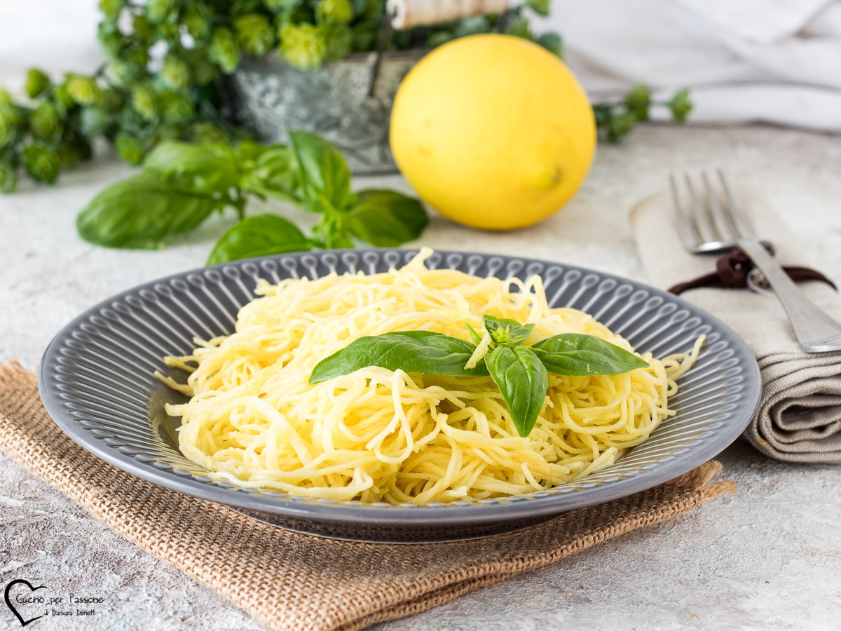 LINGUINE AU CITRON ET BASILIC