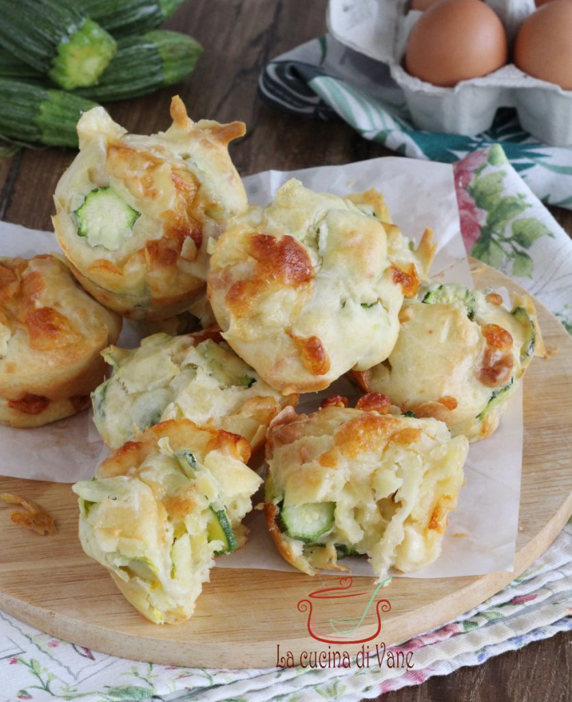 muffins salés aux courgettes et scamorza