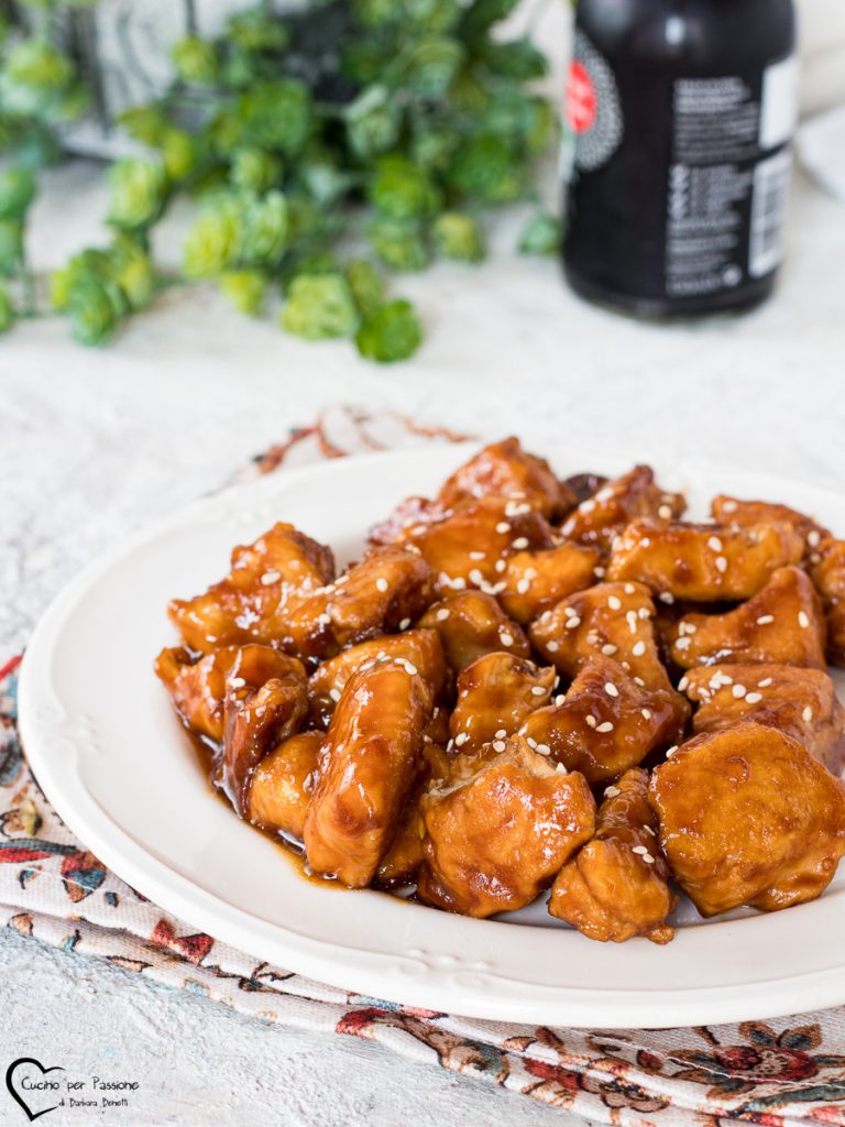 Morceaux de poulet à la sauce soja