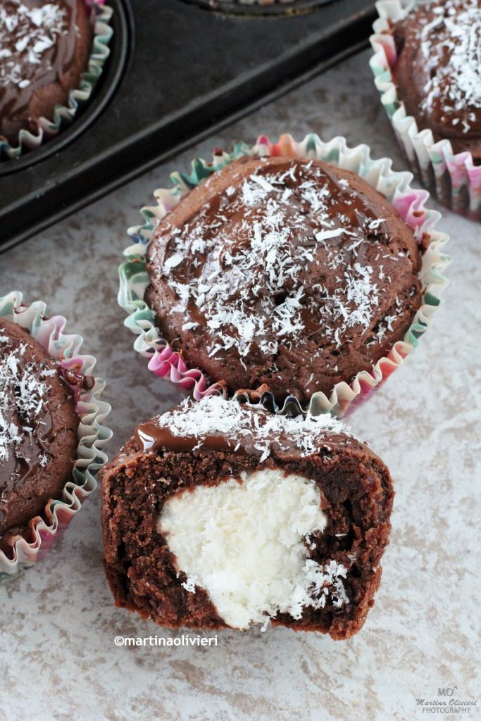 Muffin à la noix de coco et chocolat