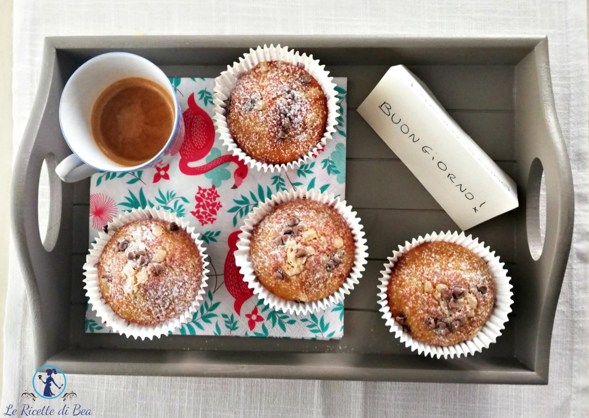 Muffin du week-end avec pépites de chocolat