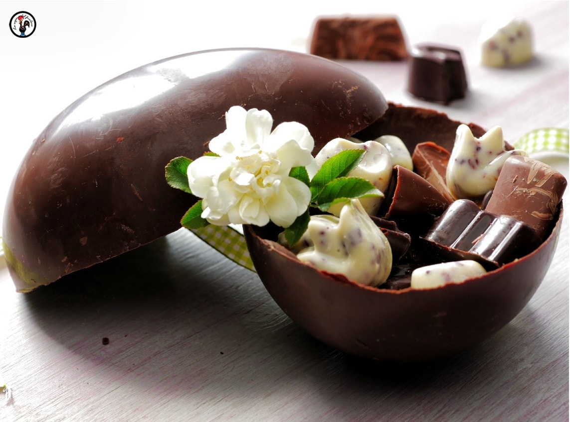 Préparer chez soi l’œuf en chocolat – Œufs de Pâques faits maison