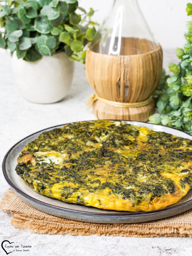 Omelette aux feuilles de coquelicot