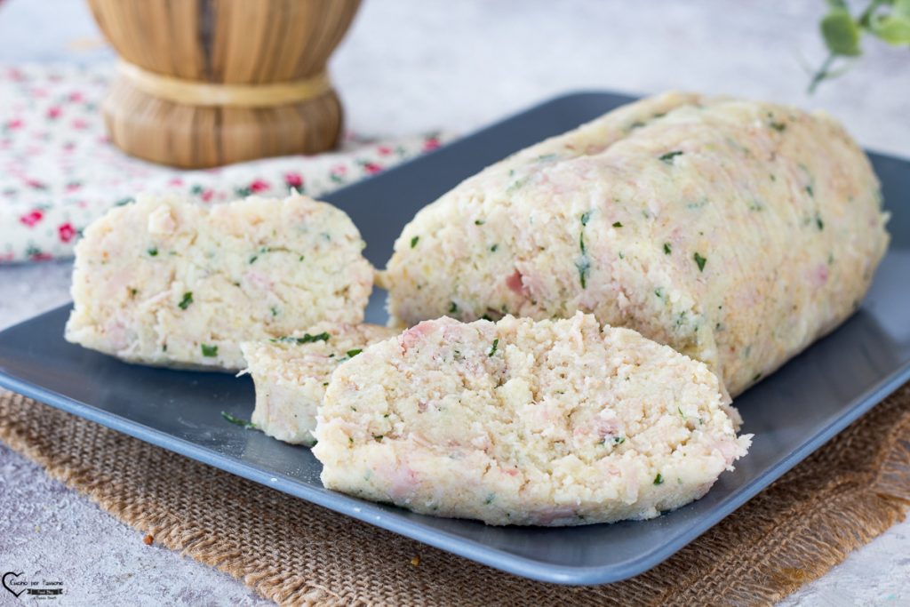 Pain de viande froid aux pommes de terre et jambon