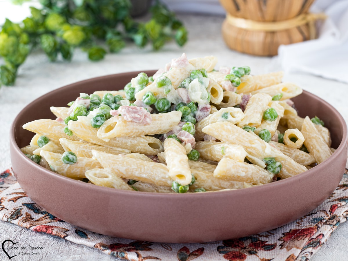 PÂTES 3 P PETITS POIS JAMBON ET CRÈME