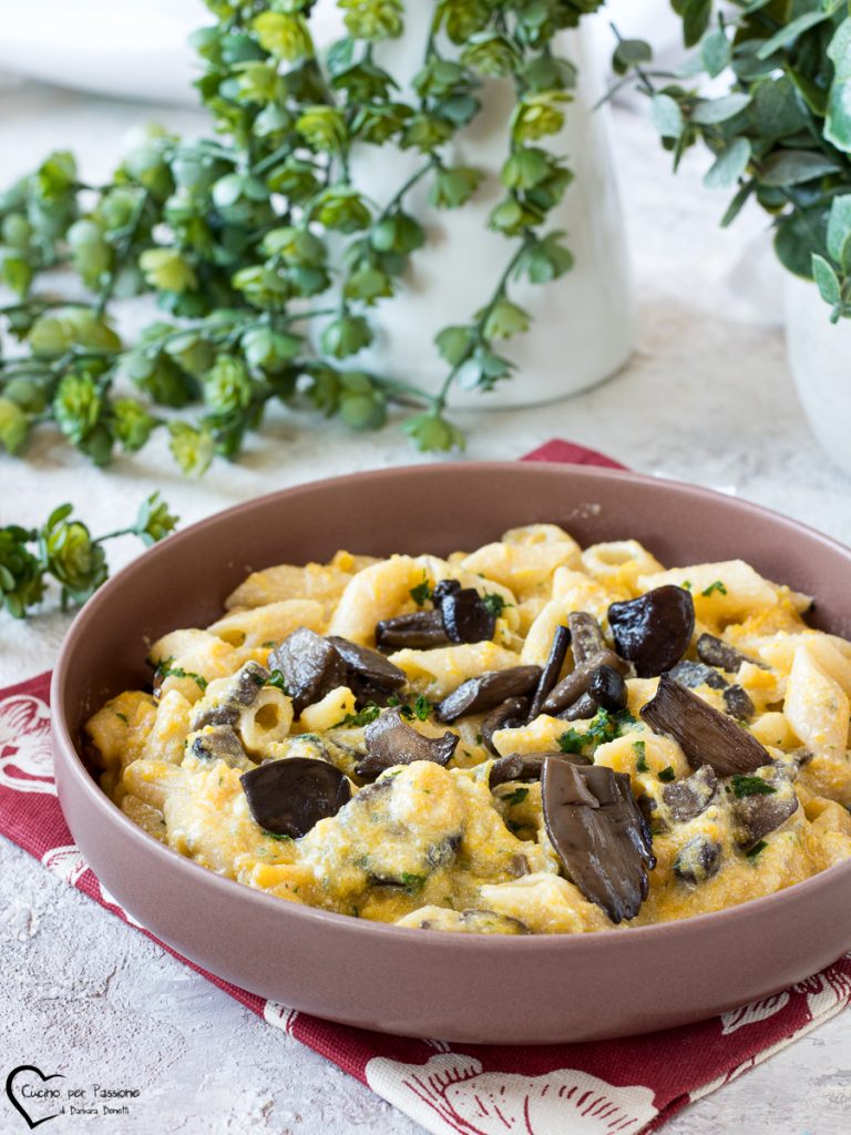 Pâtes à la courge et ricotta