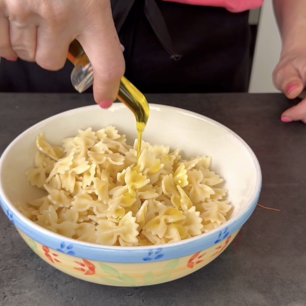 Pâtes froides thon et citron