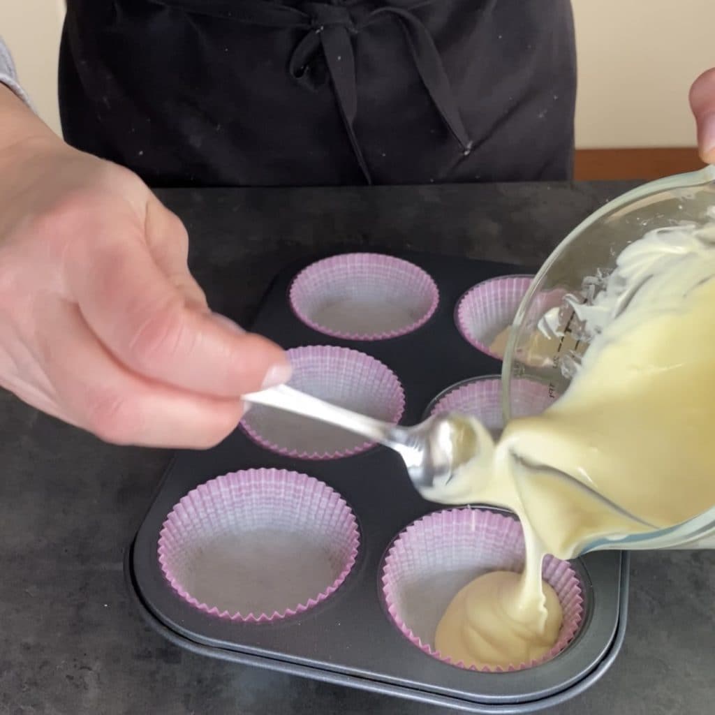 Petits gâteaux au chocolat blanc et nutella