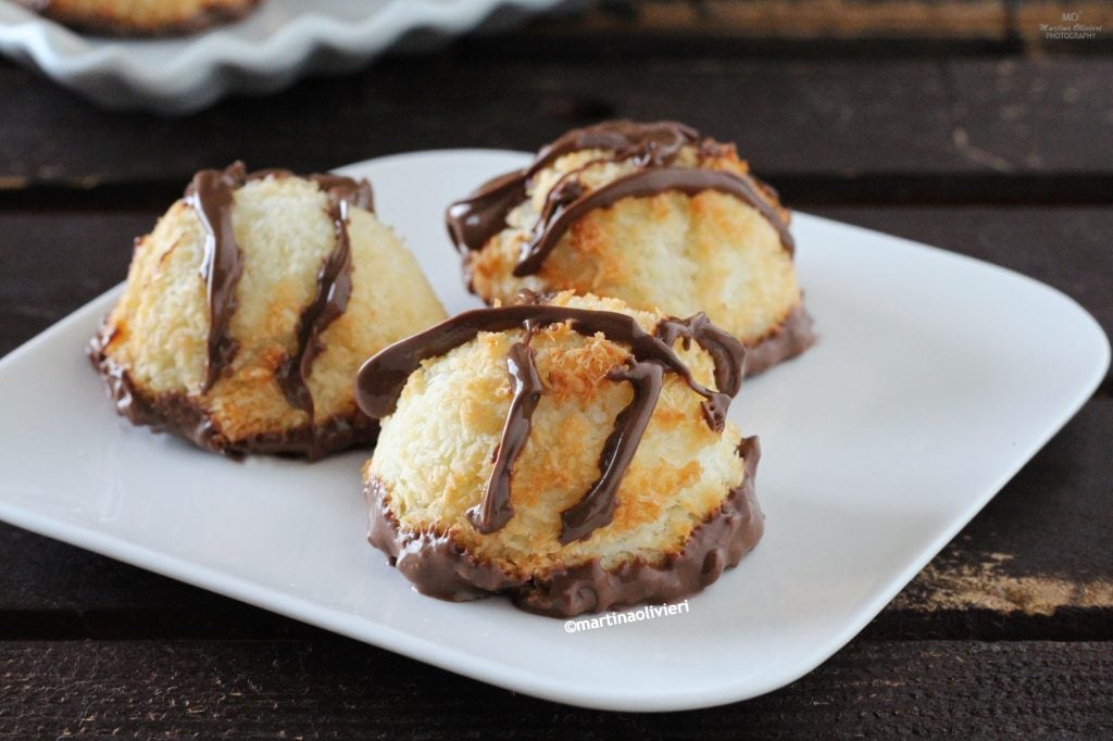 Petits gâteaux noix de coco et chocolat