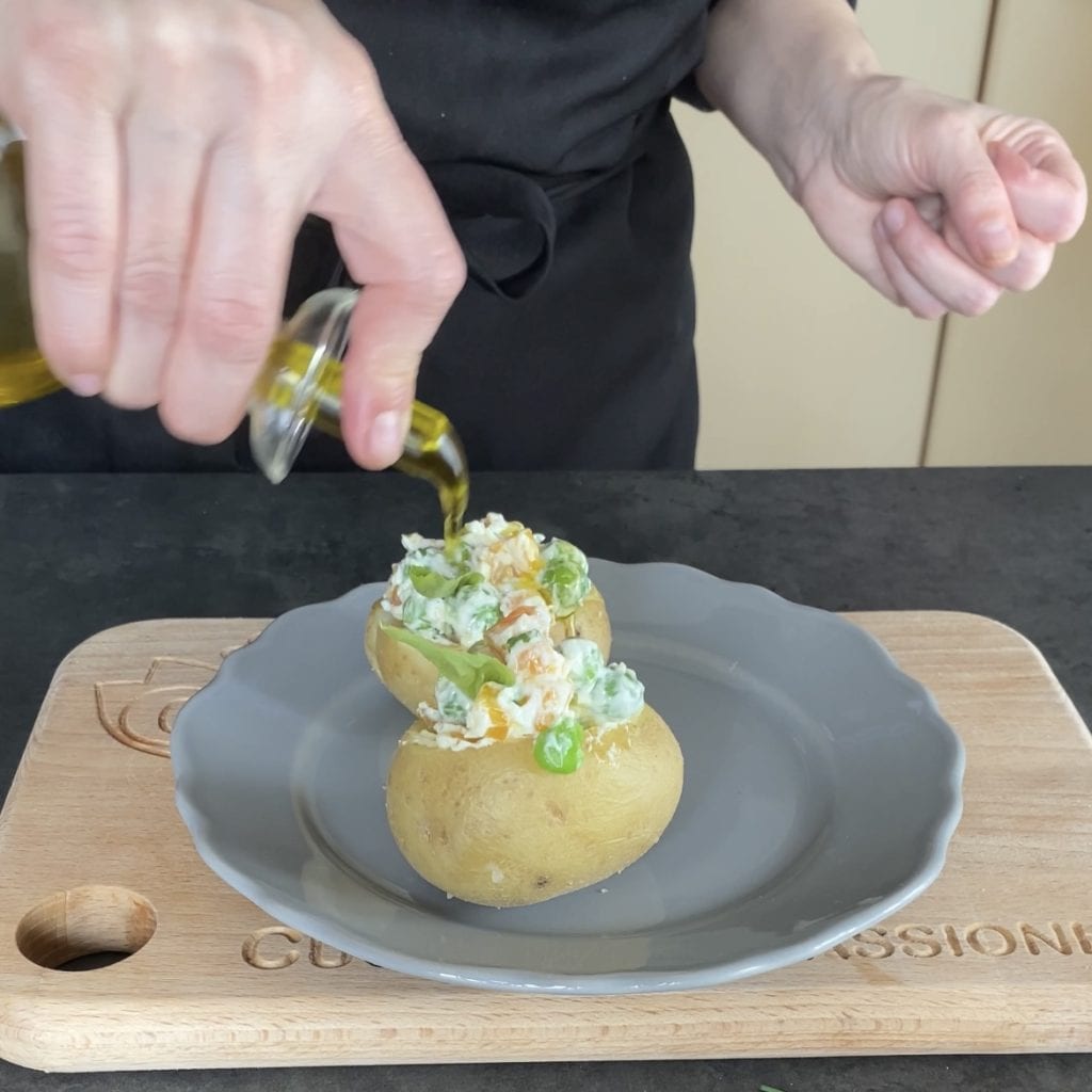 Pommes de terre farcies végétariennes