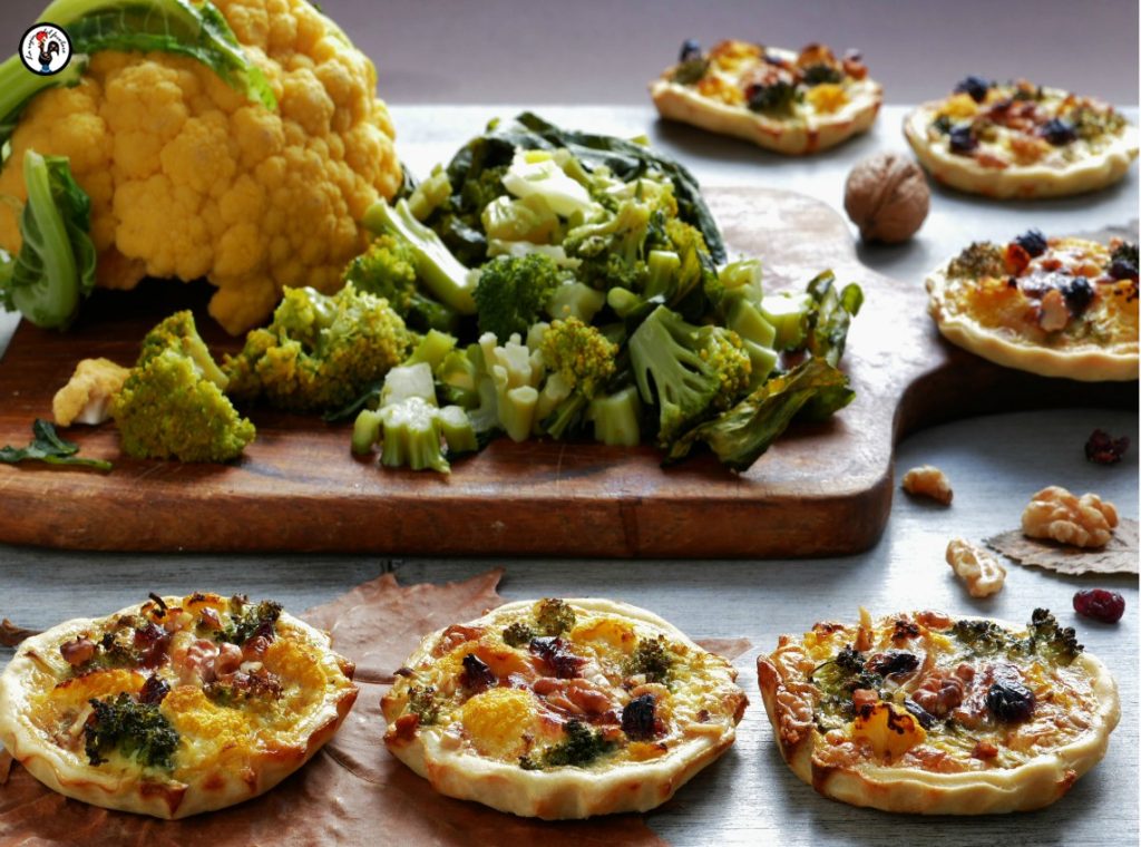 Quiche aux brocolis et chèvre