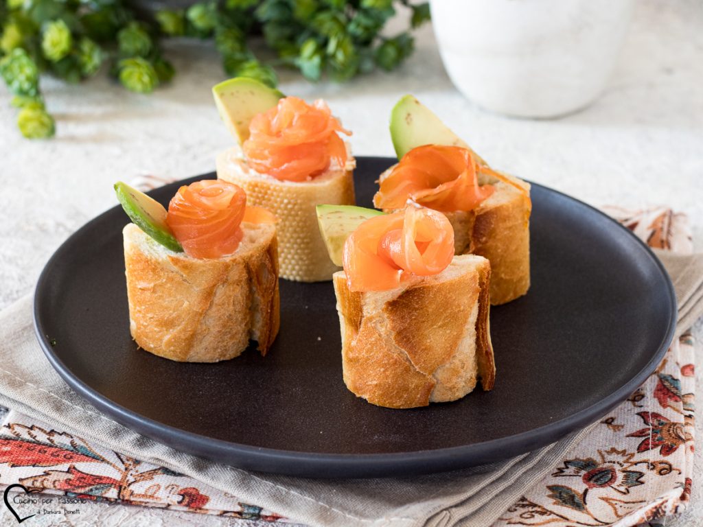 Roses de saumon entrée sans cuisson