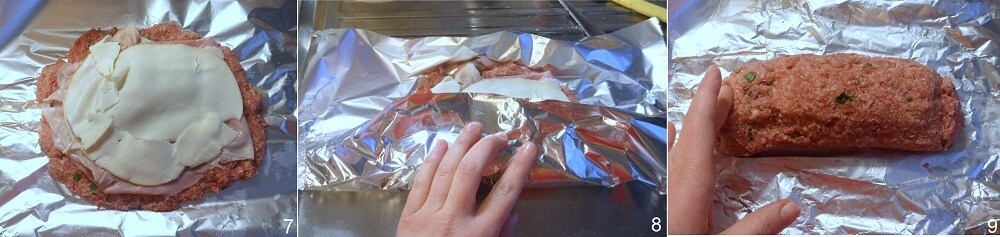 Rouleau de pain de viande au jambon et fromage recette selon le grain de maïs 9