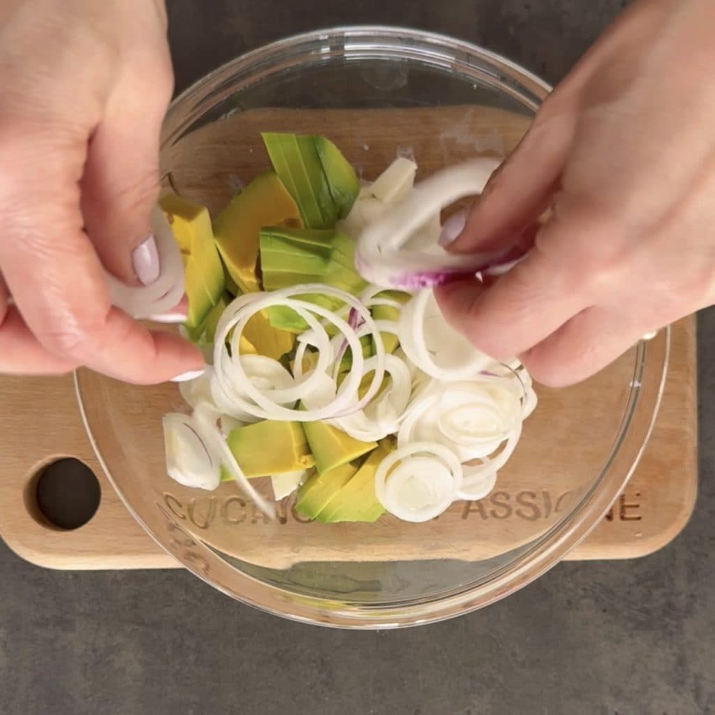 Salade de pois chiches et avocat