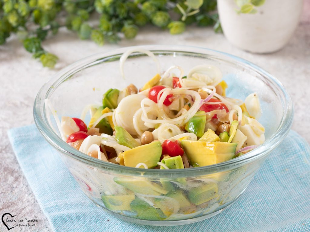 Salade de pois chiches et avocat