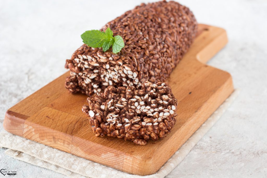 Salami au chocolat avec riz soufflé