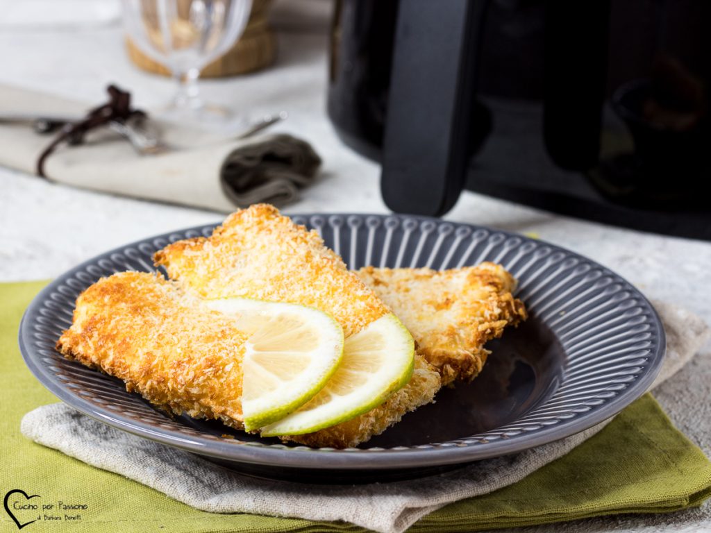 Sole panée en friteuse à air