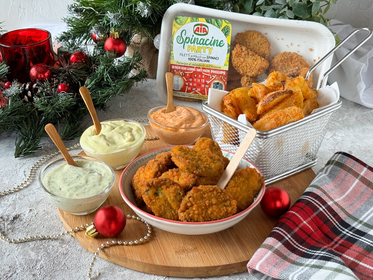 SPINACINE PARTY AUX 3 SAUCES