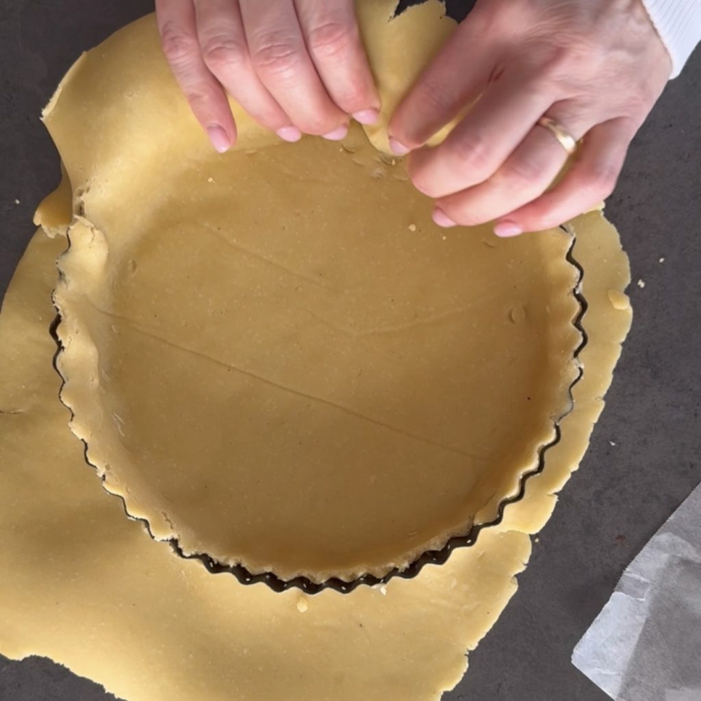 Tarte dans la friteuse à air