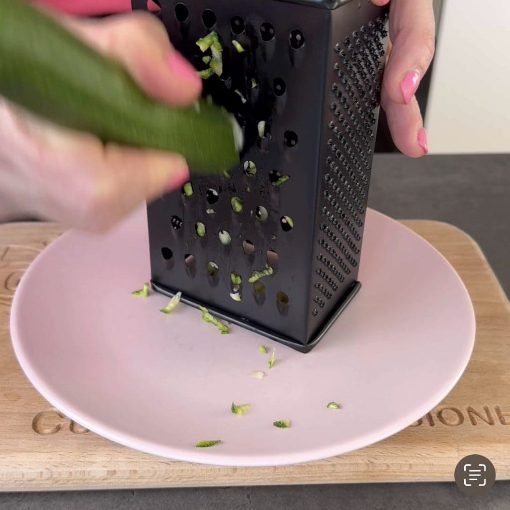 Tarte salée courgettes et speck