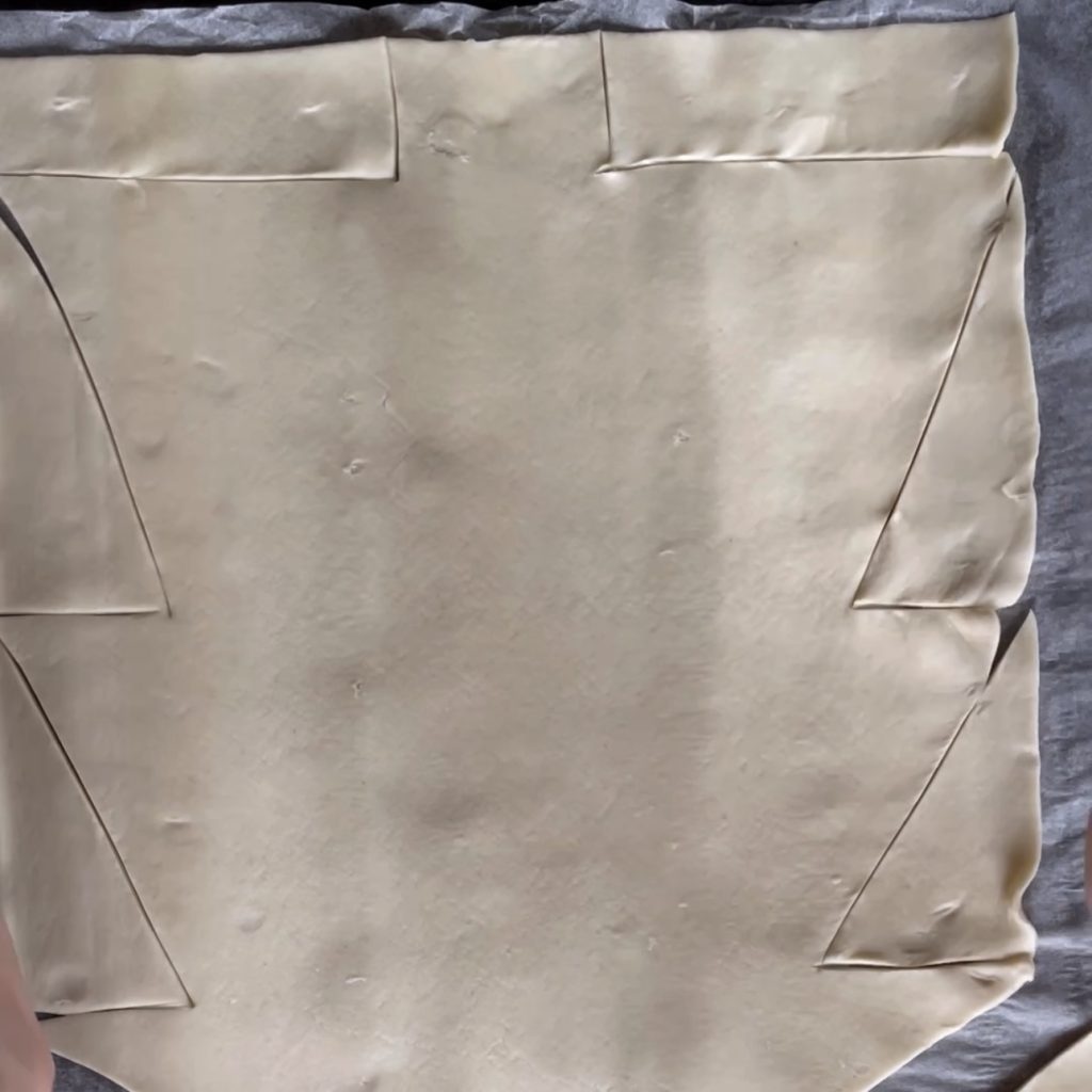 Tarte salée sapin de Noël