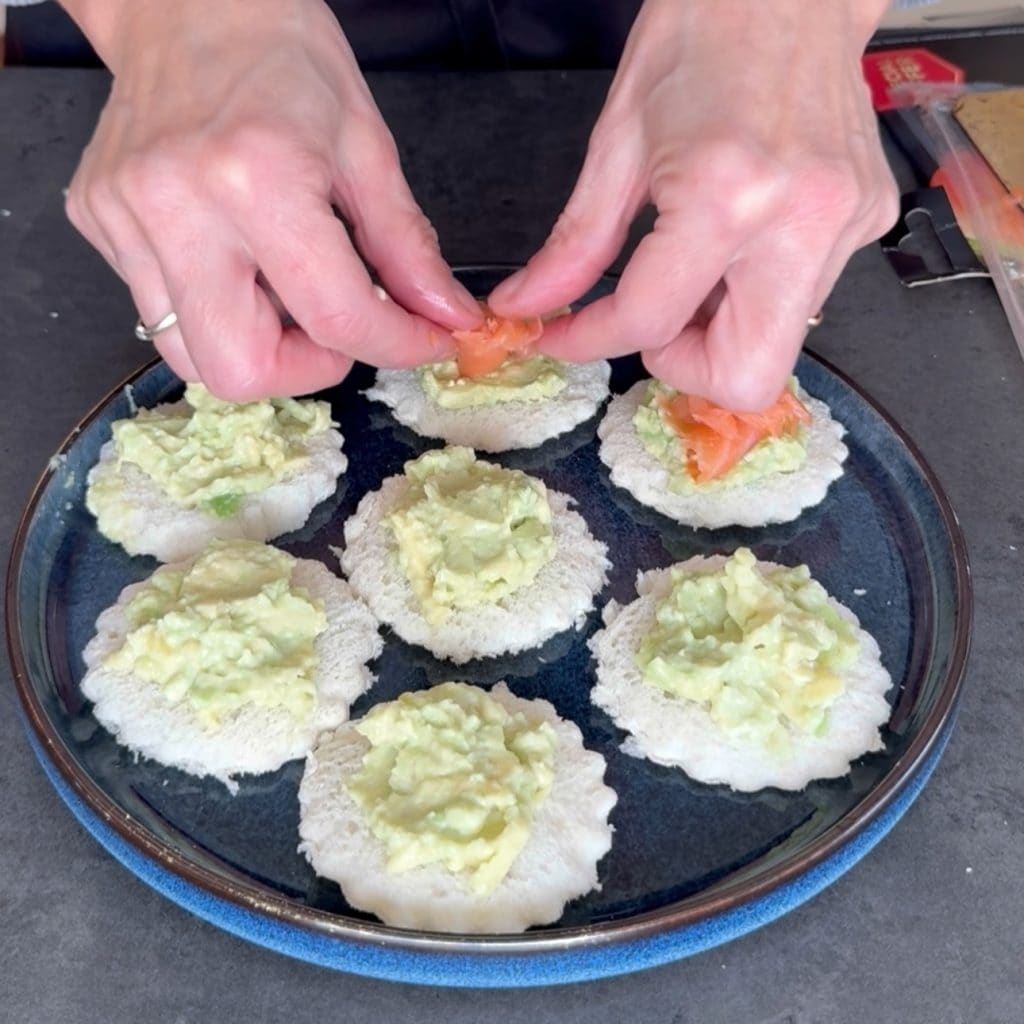 Tartines saumon et avocat