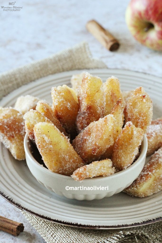 Tranches de pomme épicées